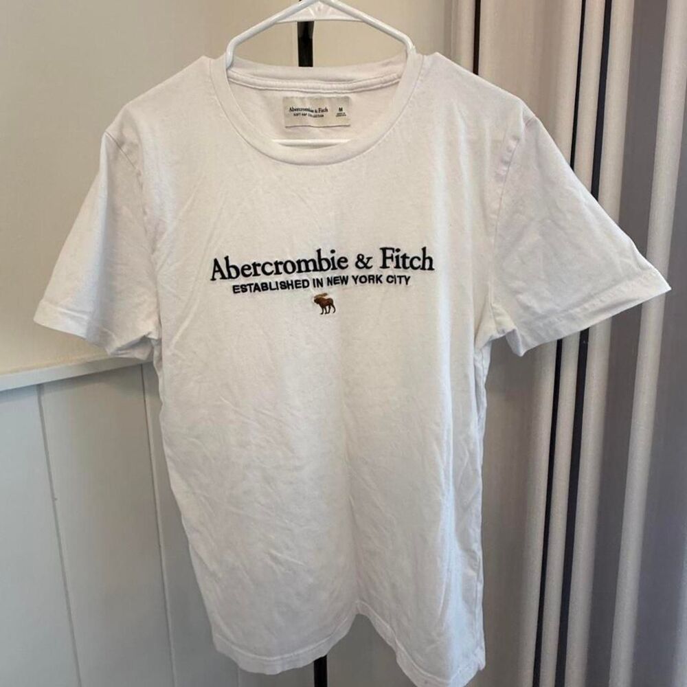 Abercrombie-fitch Men's White T-shirt
